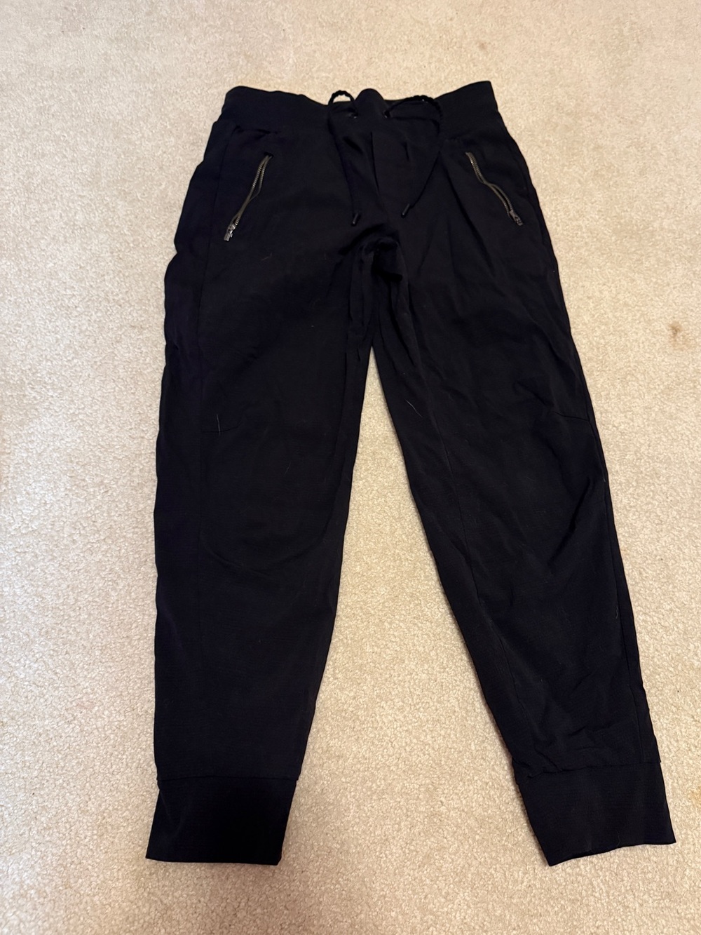 Athleta women’s black joggers size medium